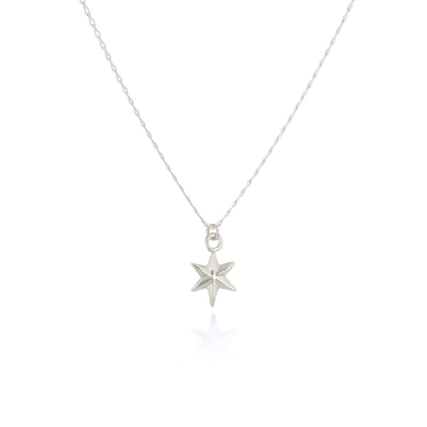 Mini star necklace silver